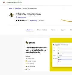 Monday.com Chrome Extension: Offsite