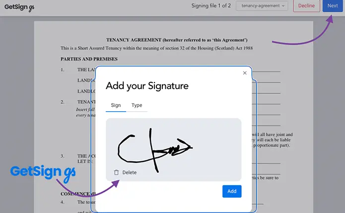 Getting started with GetSign