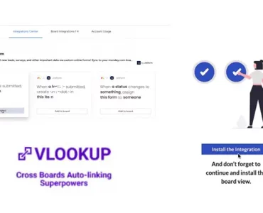 VLOOKUP for monday.com guides Automatically connect columns with Jotform and VLookup