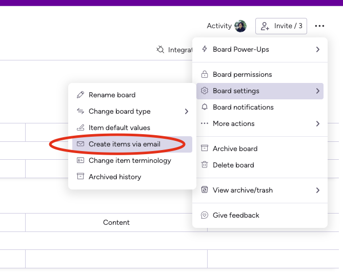 Board Preferences